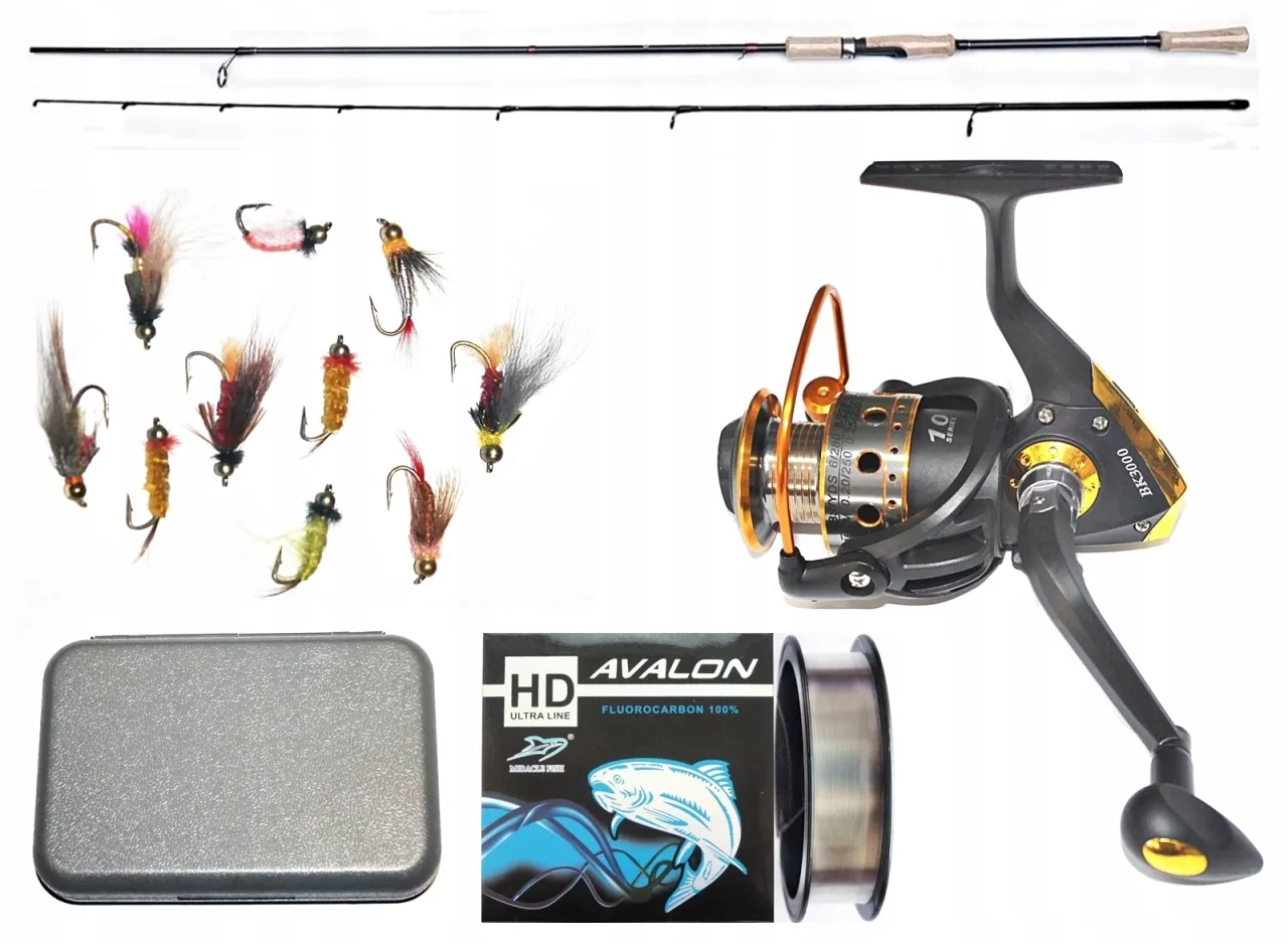 zestaw wędkarski ultra light