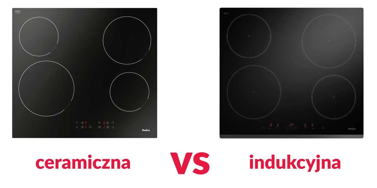 por&oacute;wnanie płyta indukcyjna gazowa ceramiczna