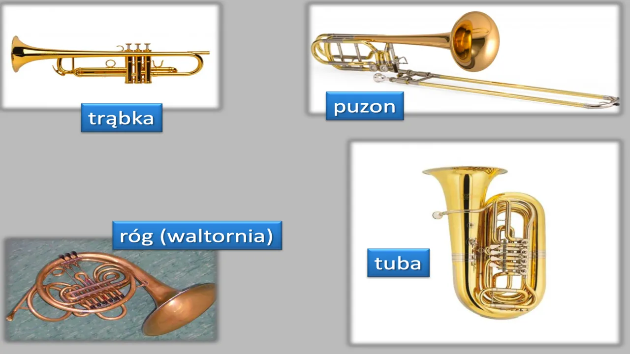 instrumenty dęte blaszane przykłady