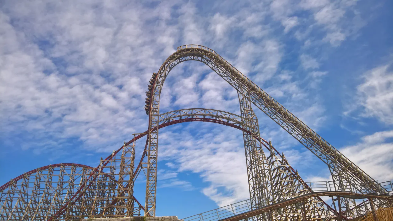 Zadra rollercoaster inwersje air-time