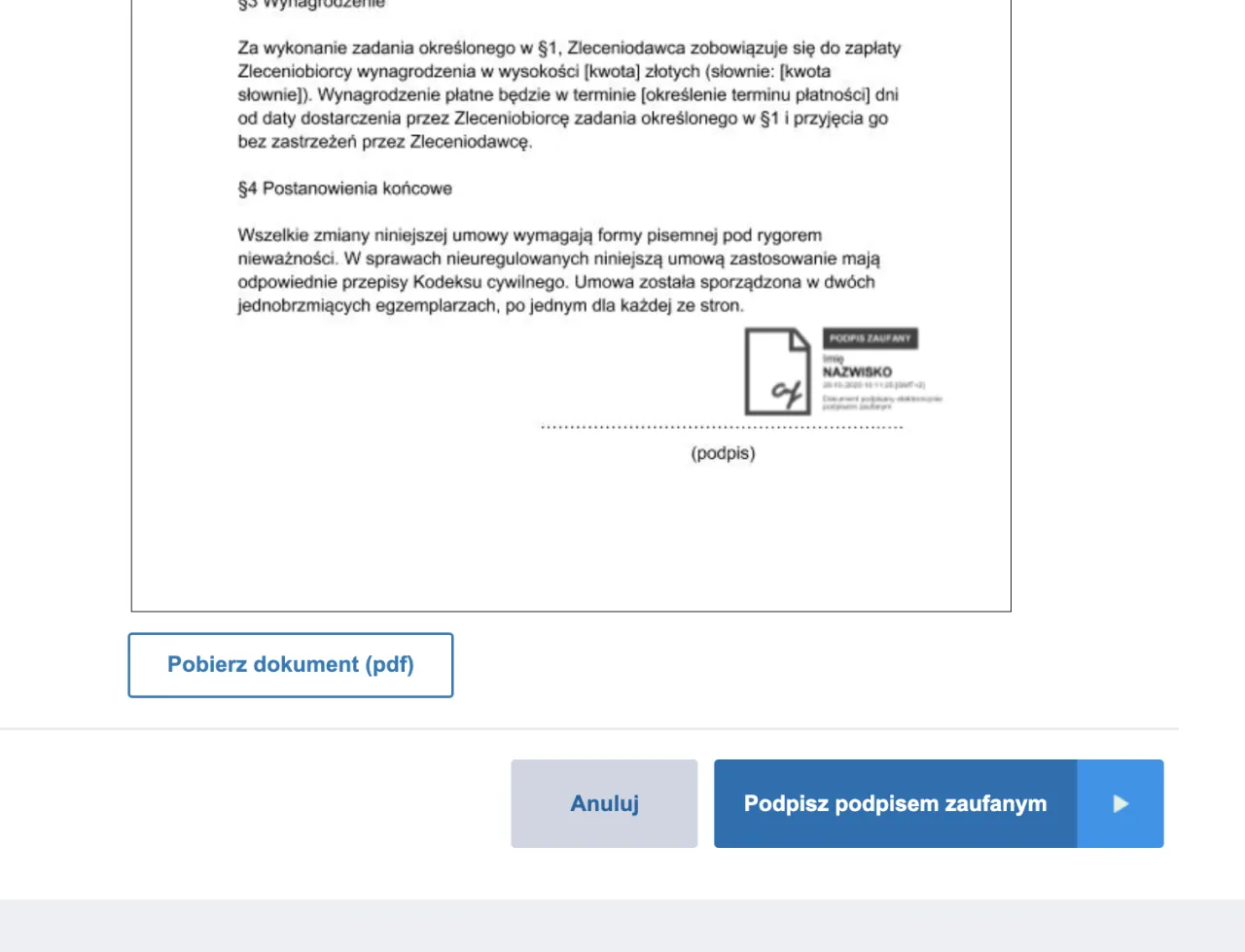 Zdjęcie Jak podpisać dokument Word profilem zaufanym bez problemów?