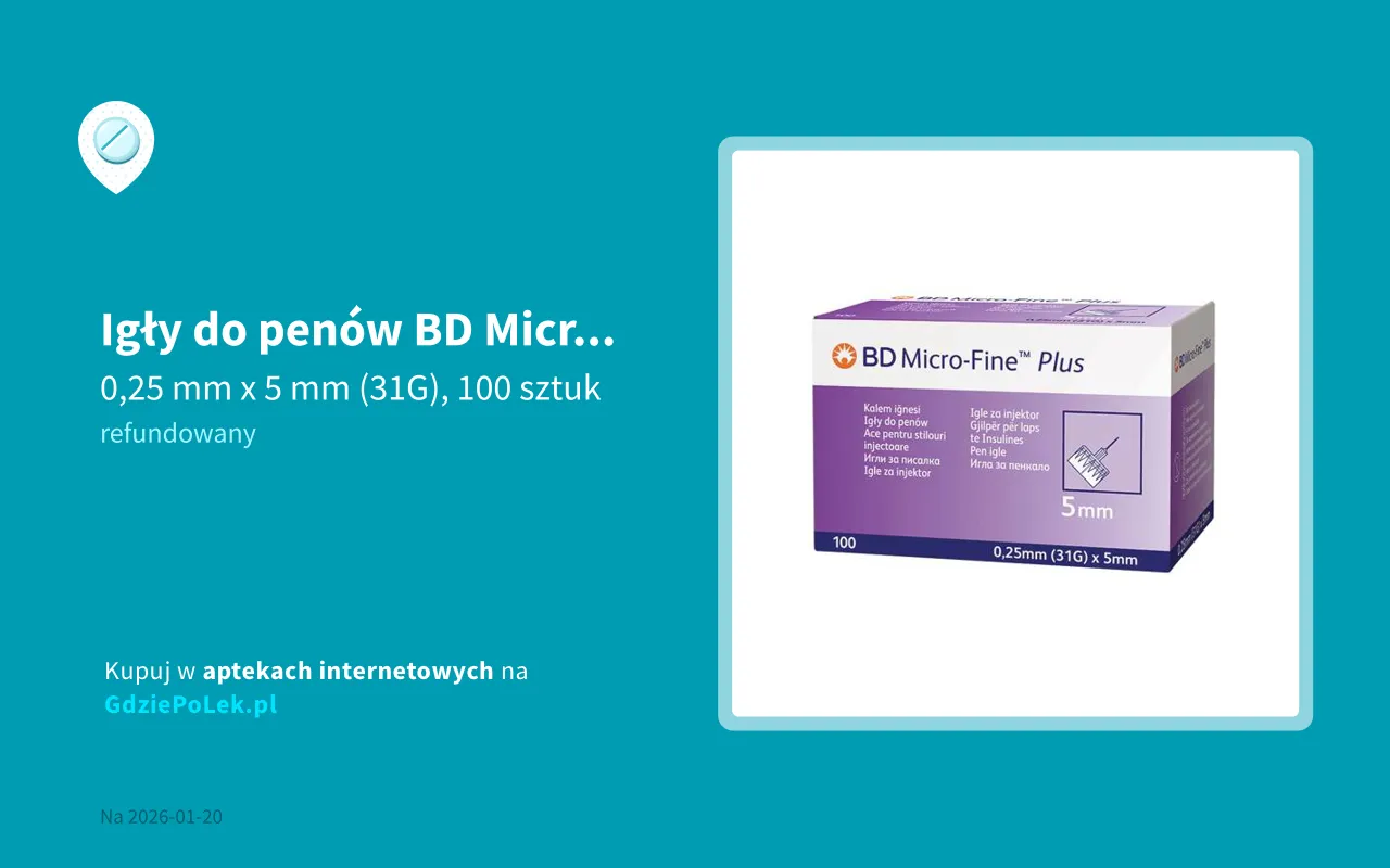Zdjęcie Igły do penów: recepta, refundacja i zakup bez recepty w Polsce