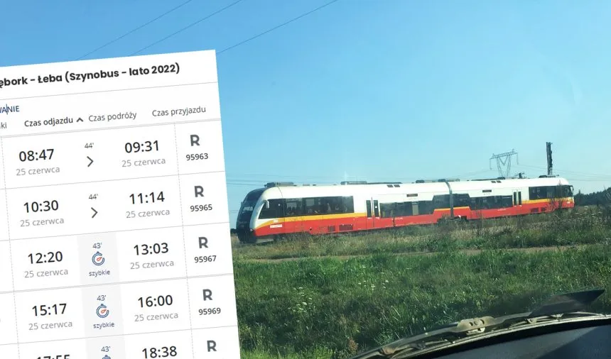 Zdjęcie Jak dojechać do Łeby pociągiem: wszystkie połączenia i ceny biletów
