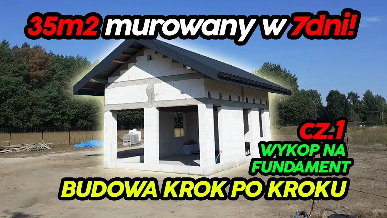 Zdjęcie Jaki fundament pod dom 35m2? Poznaj najlepsze opcje i uniknij błędów
