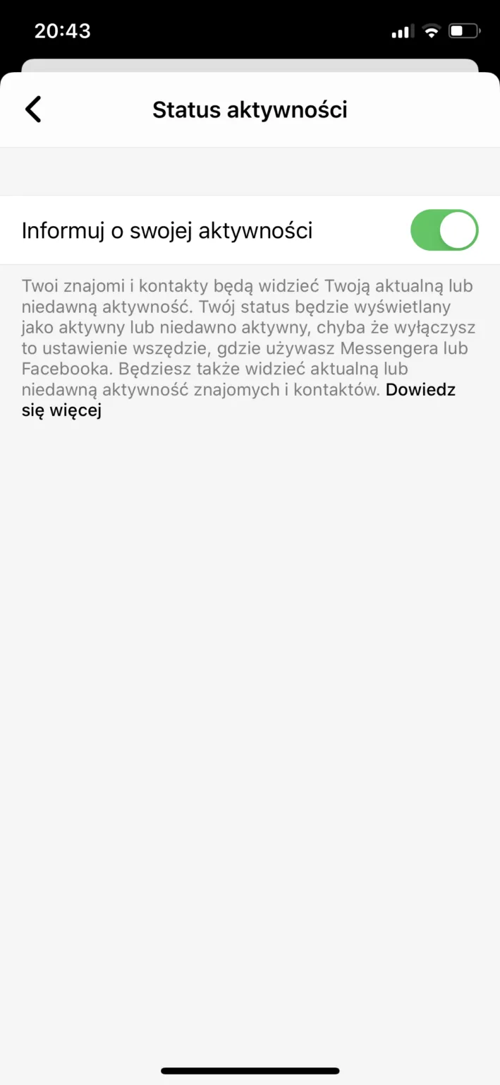 Zdjęcie Jak sprawdzić aktywność na Messengerze i dowiedzieć się, kto jest online