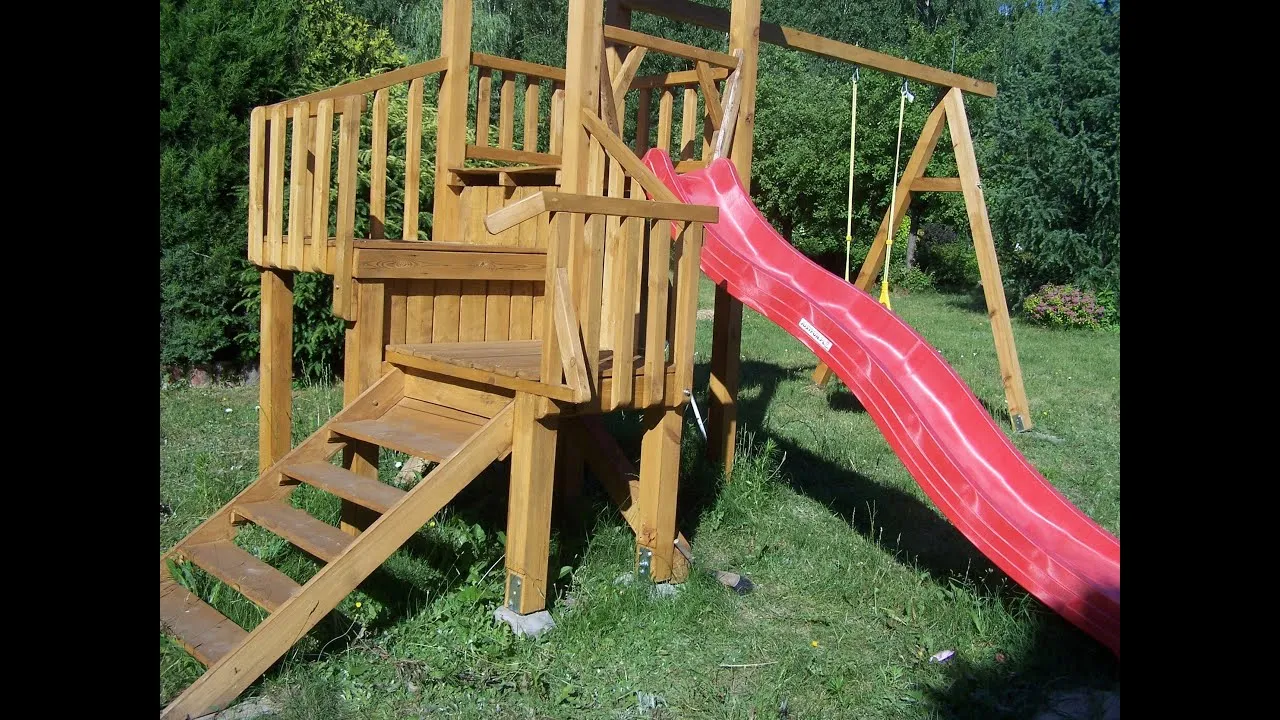 Zdjęcie Jak zbudować drewniany plac zabaw dla dzieci bez zbędnych kosztów