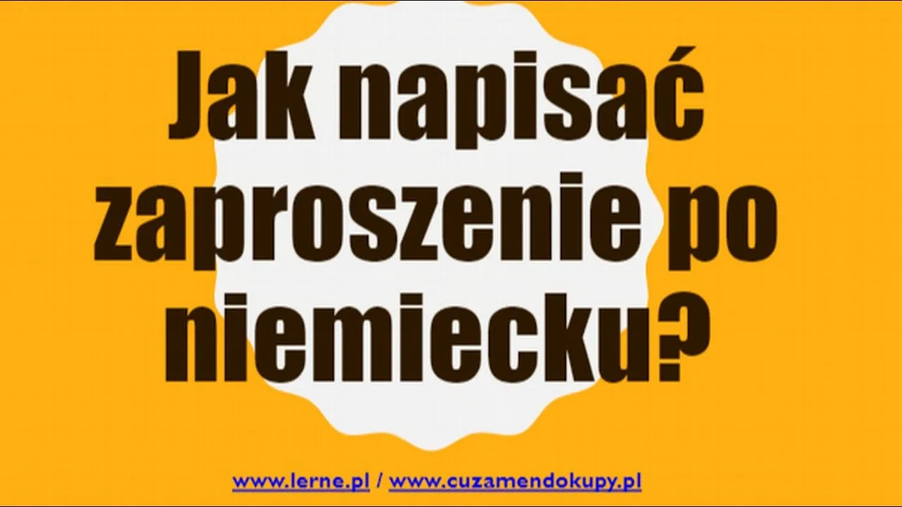 Zdjęcie Jak napisać zaproszenie po niemiecku? Przykłady i wzory do użycia