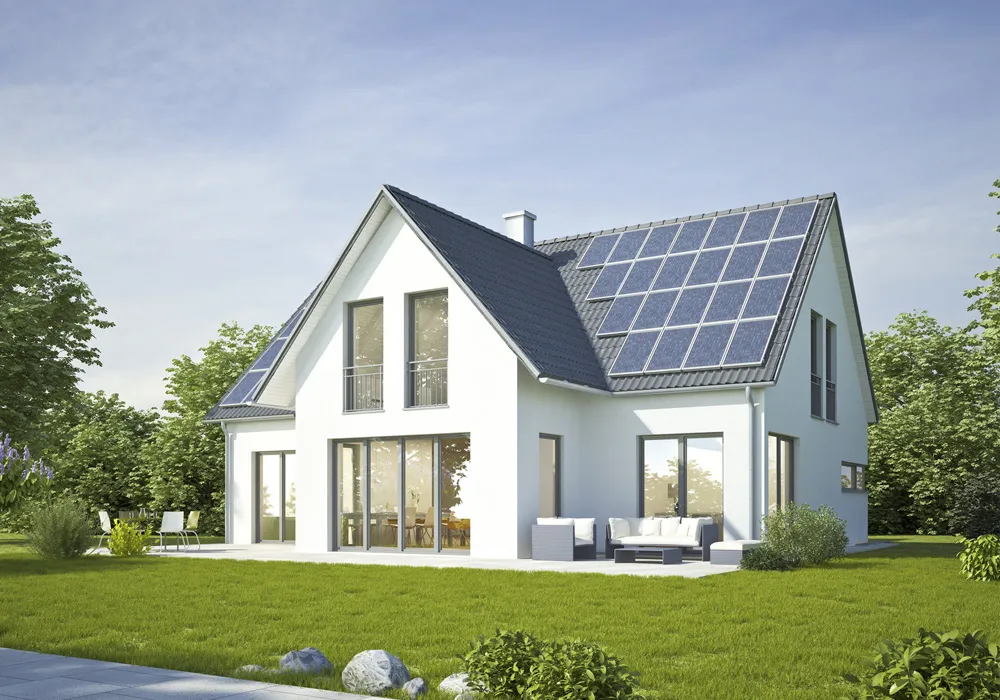 dom z fotowoltaiką oszczędności
