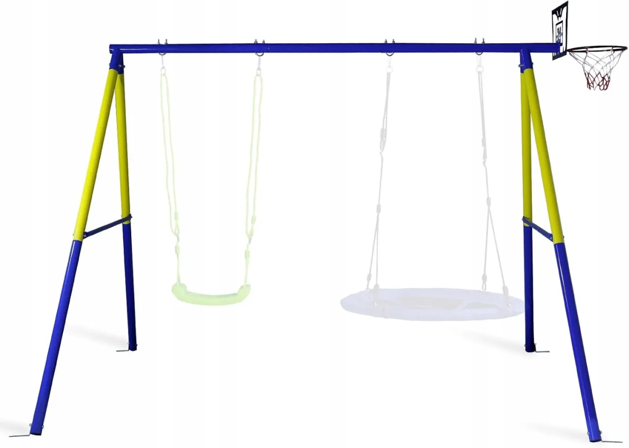 montaż ramy A stelaża huśtawki