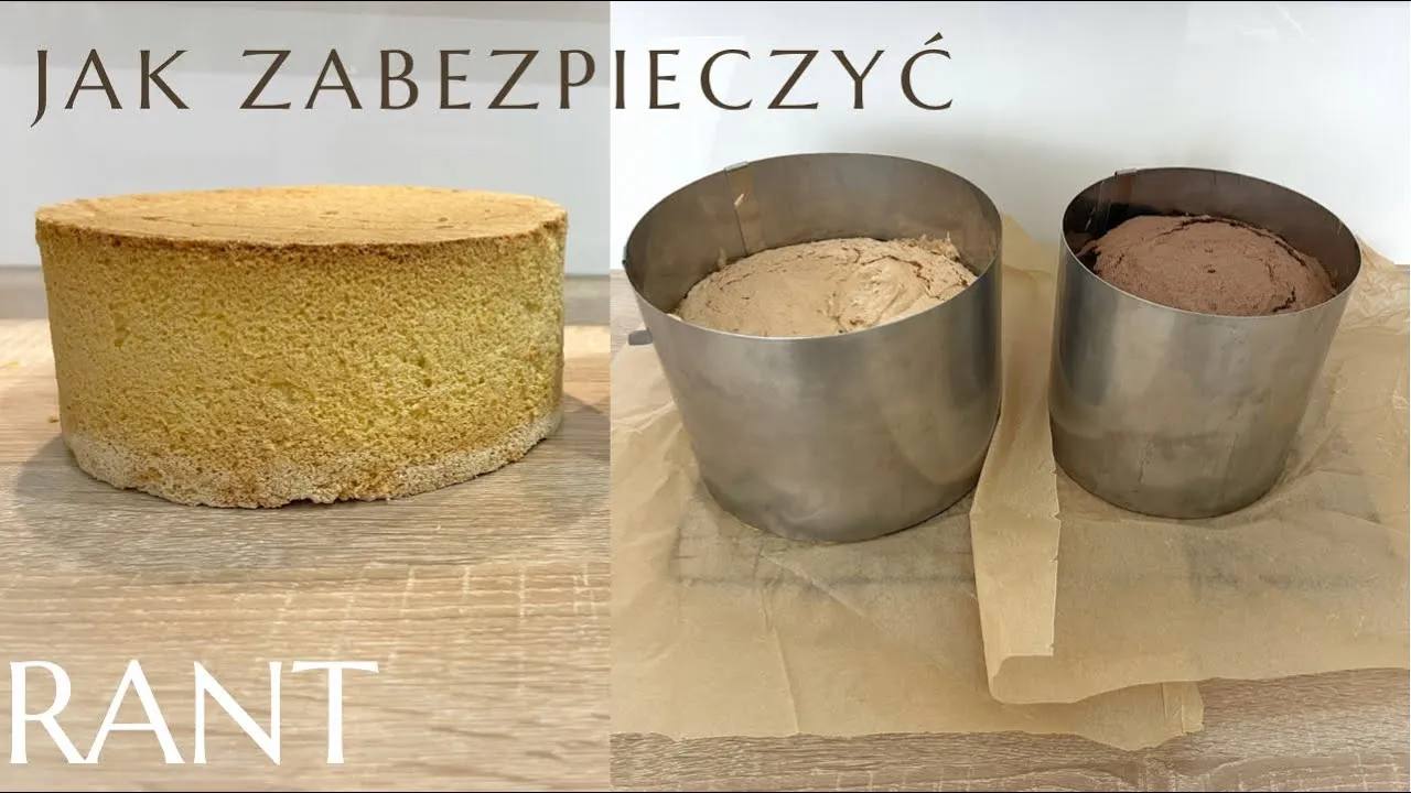 Wyjmowanie tortu z rantu palnikiem cukierniczym