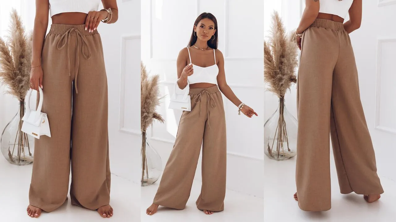 Szerokie spodnie do różnych typów sylwetki