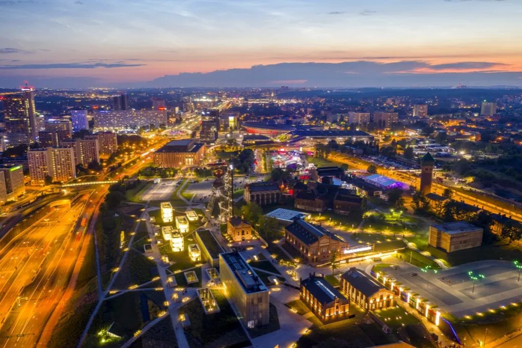 Strefa Kultury Katowice panorama