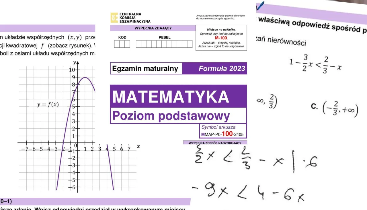 arkusz maturalny matematyka CKE