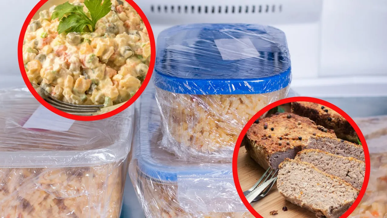 zamrożony pasztet w pojemnikach