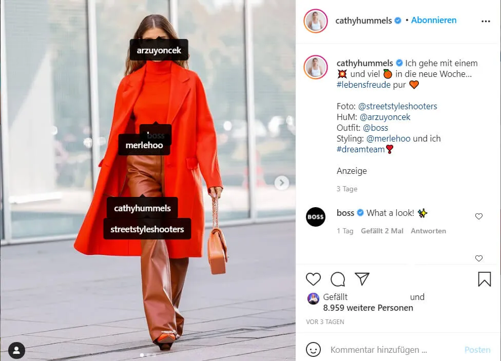 Impressum Werbekennzeichnung Influencer