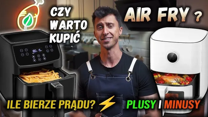 przeładowany koszyk air fryera vs prawidłowo wypełniony