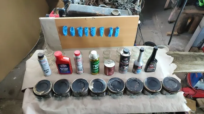 Por&oacute;wnanie płukanek silnika Motul Liqui Moly K2