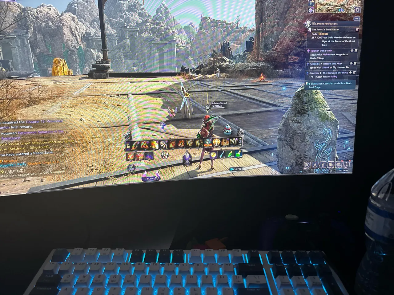 Klawiatura i mysz podłączone do PS5