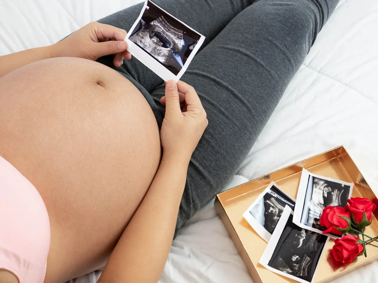 widoczny brzuch w ciąży tygodnie