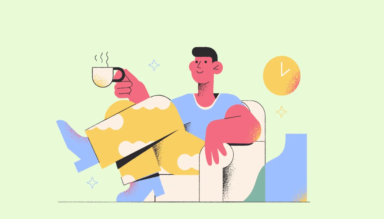 osoba dzieląca duży cel na mniejsze kroki