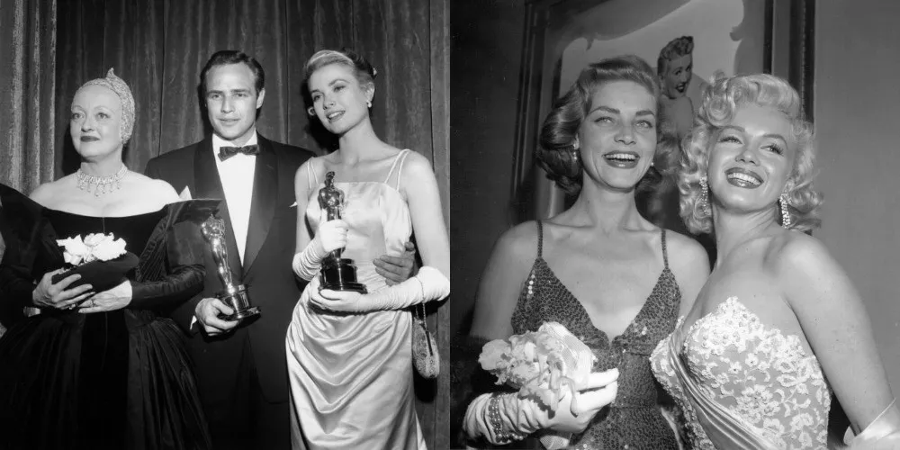 ikony złotej ery hollywood kolaż aktorek