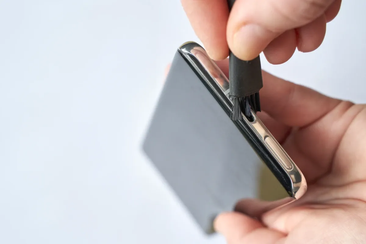 Sprężone powietrze czyszczenie elektroniki