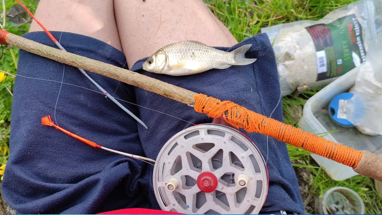 wędka z leszczyny gotowa