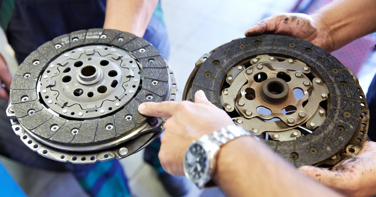 spalone sprzęgło tarcza zużycie