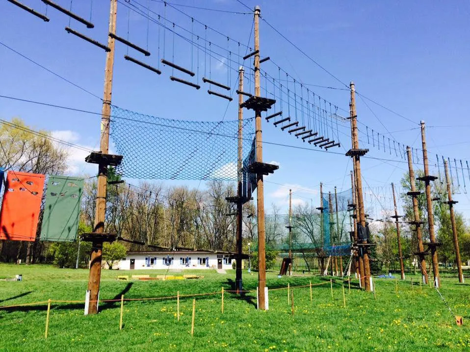 park linowy silesia trasy dzieci dorośli