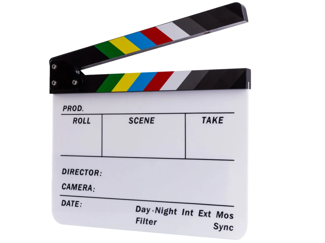 różne rodzaje klapsów filmowych drewniany akrylowy