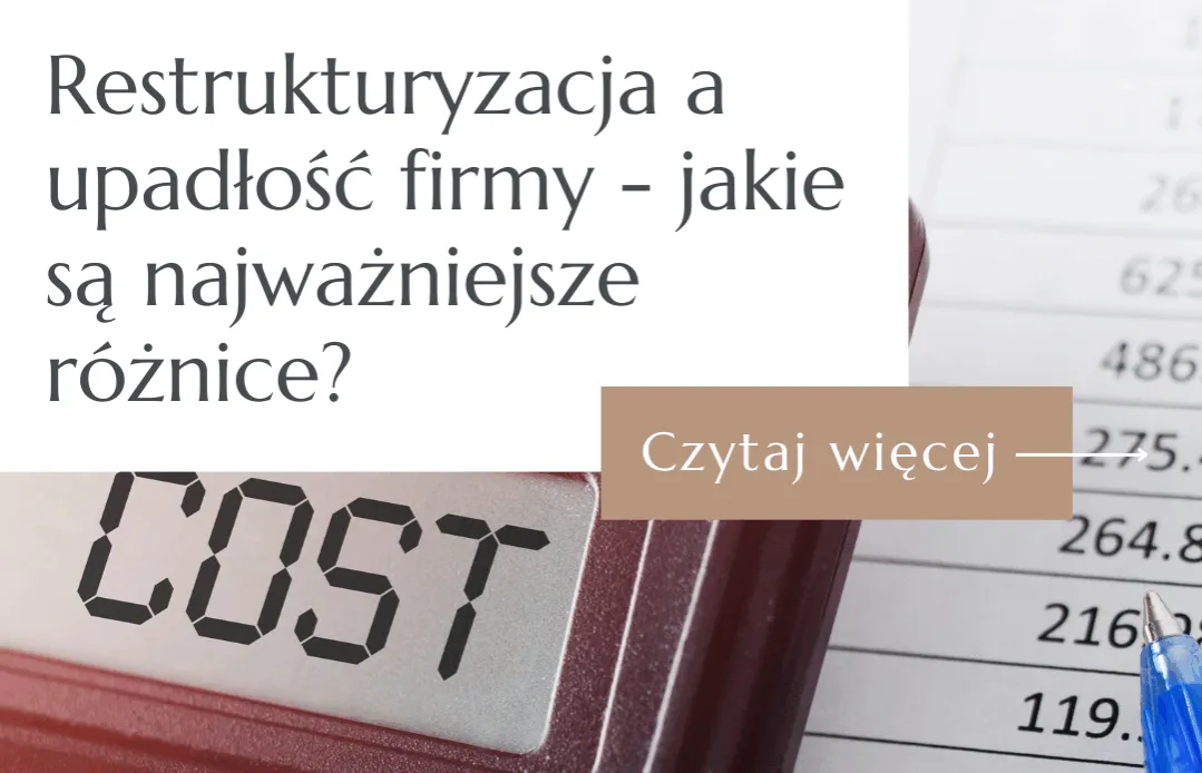 restrukturyzacja vs upadłość firmy por&oacute;wnanie