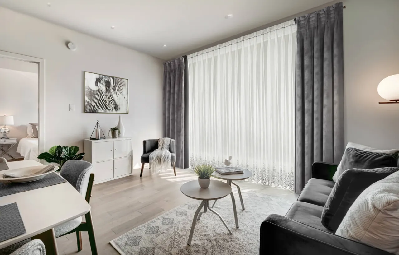 zasłony do szarej sypialni inspiracje kolory