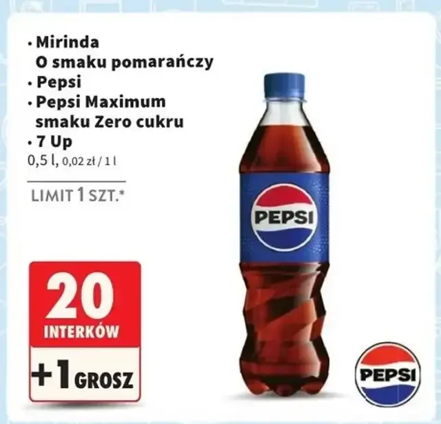 gazetki promocyjne napoje Pepsi