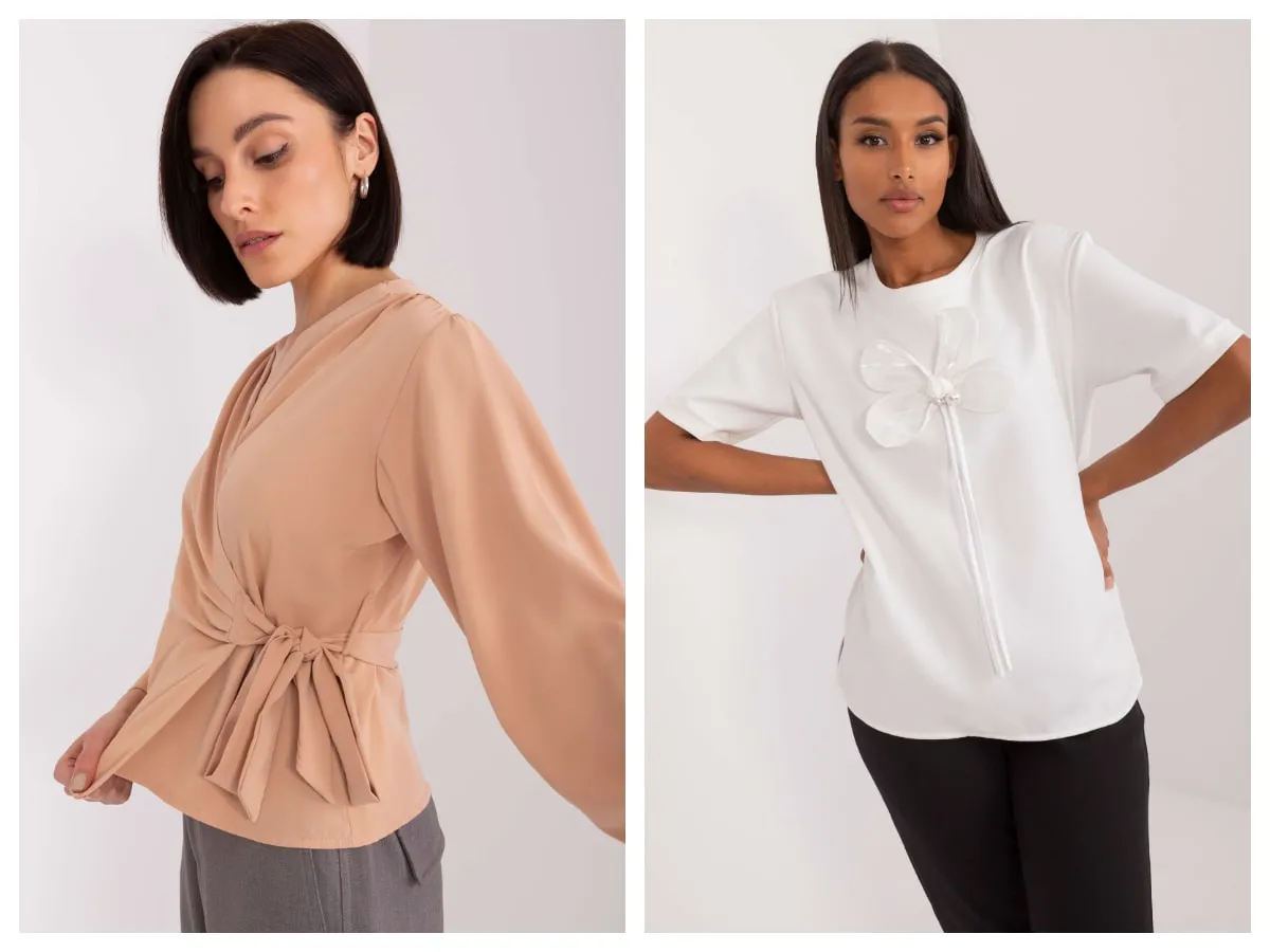 bluzki pod żakiet na r&oacute;żne okazje stylizacje