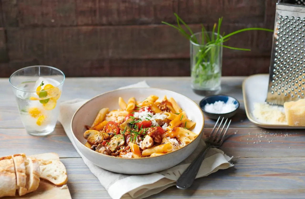 Gesundes zuckerfreies Hauptgericht schnell gekocht