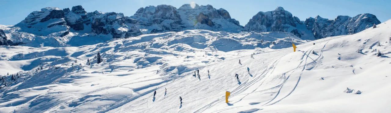 Włoskie Dolomity narty samolotem