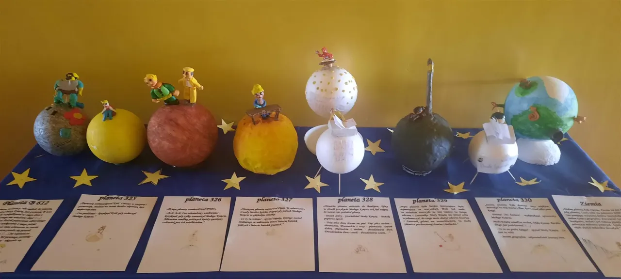 Mały Książę podr&oacute;ż po planetach