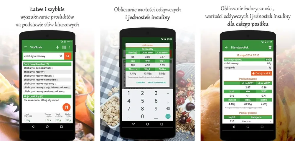 aplikacja do liczenia kalorii polskie produkty