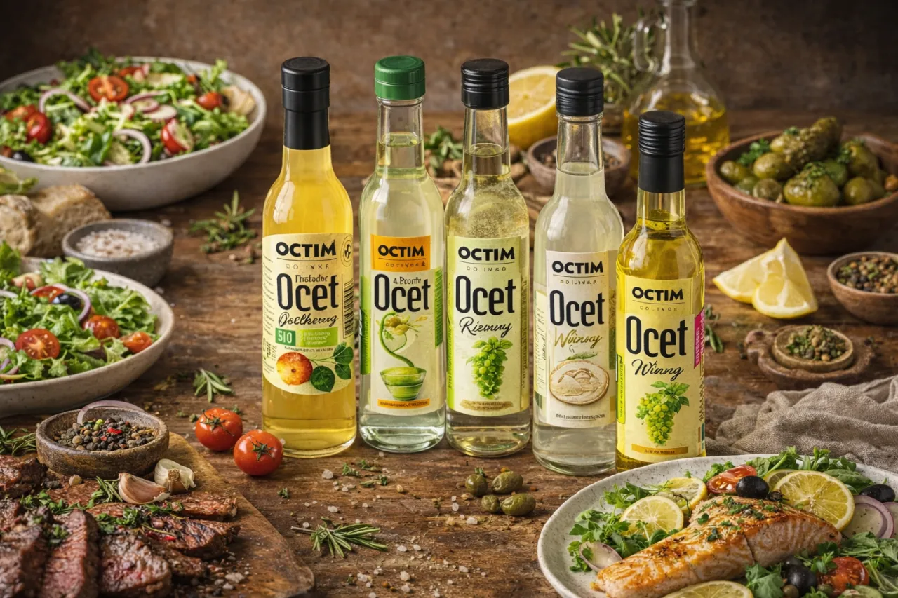 Rodzaje oct&oacute;w do marynat