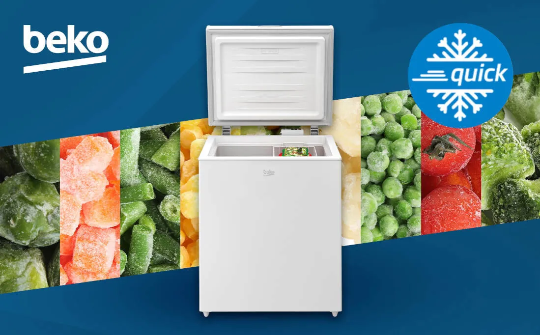 zamrażarka beko szybkie mrożenie jedzenie