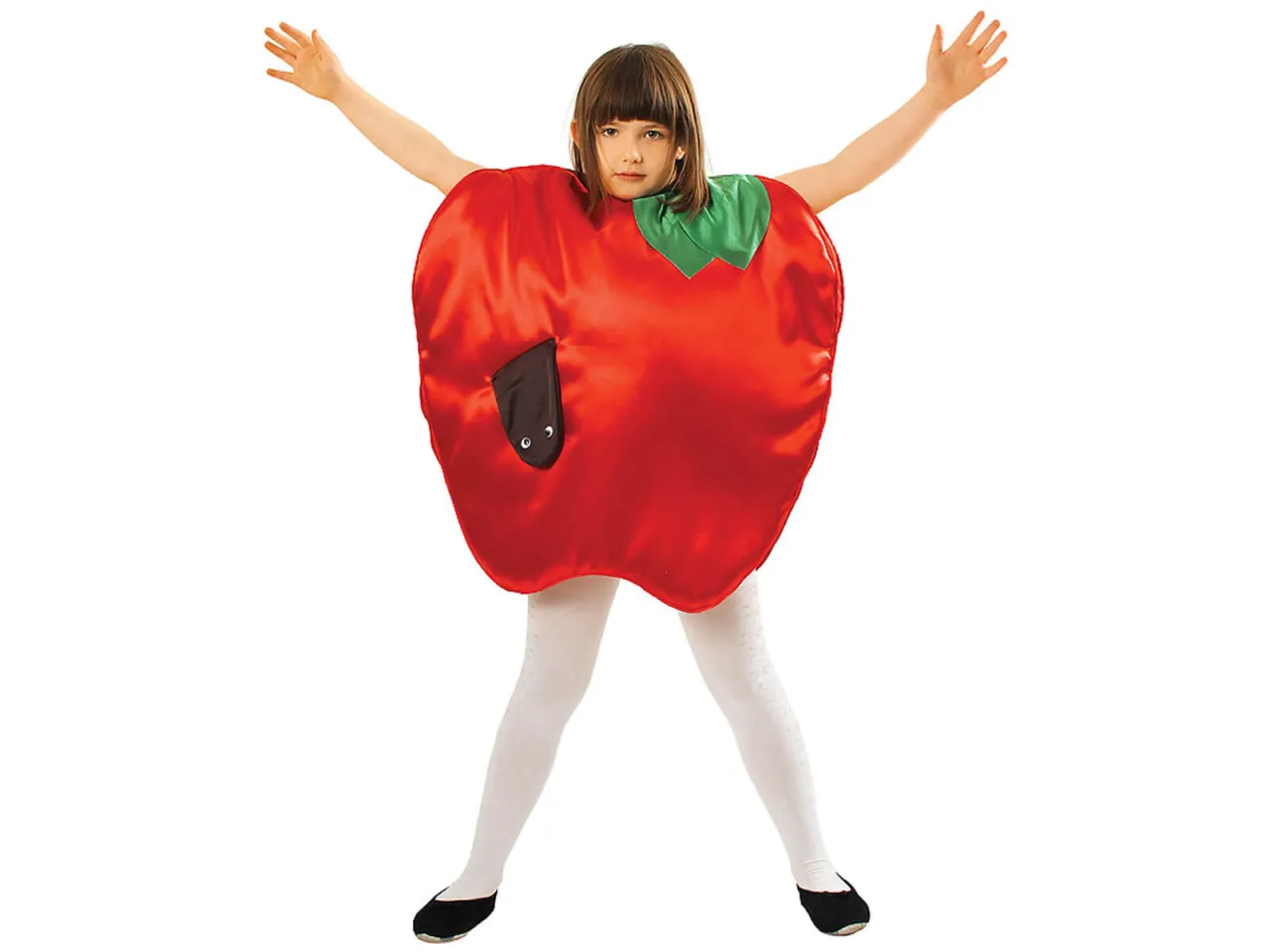 strój jabłka z robaczkiem