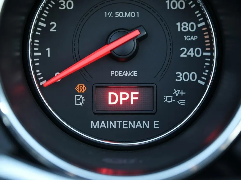 Wypalanie DPF obroty prędkość