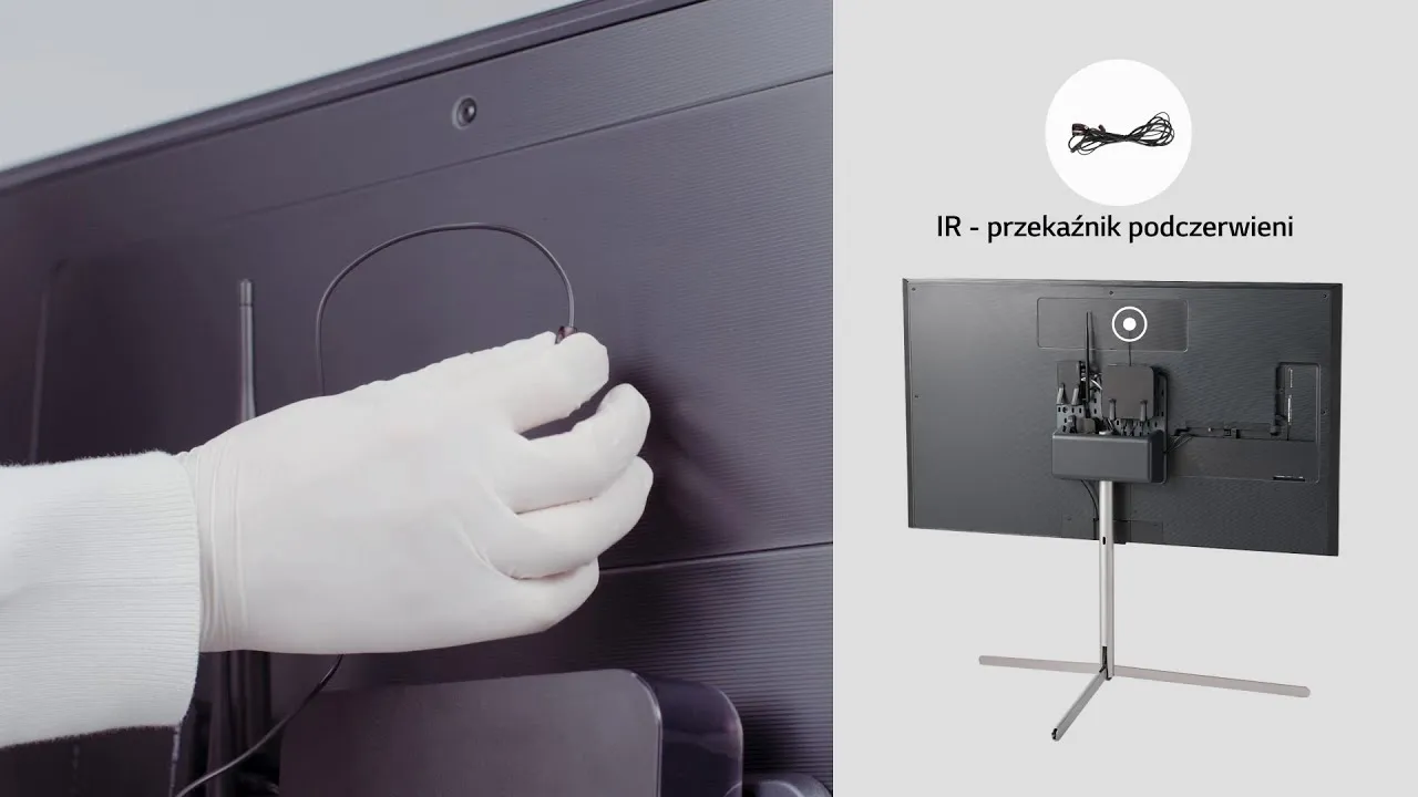 Montaż podstawy telewizora LG krok po kroku