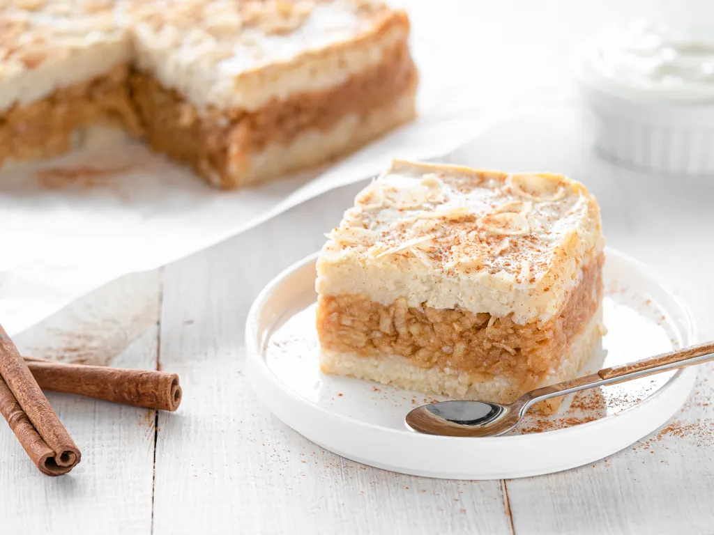 Zapiekanka ryżowa z jabłkami składniki