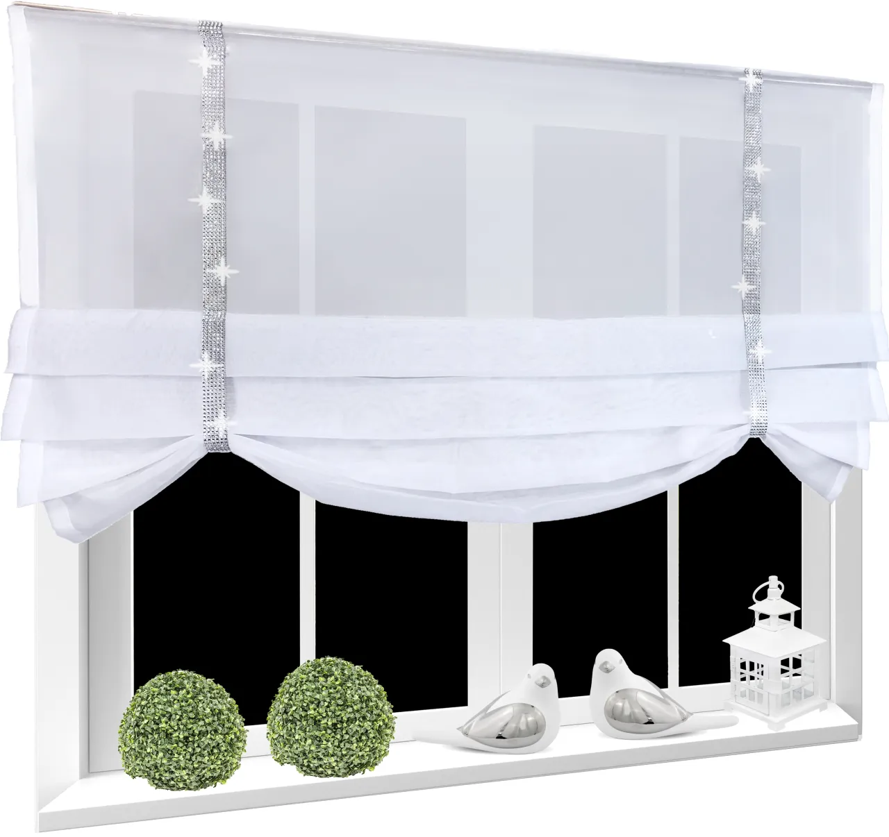 różne typy firan kuchennych