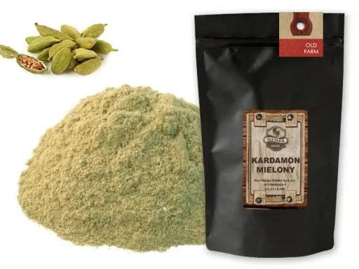 kardamon ziarna i mielony, napoje z kardamonem