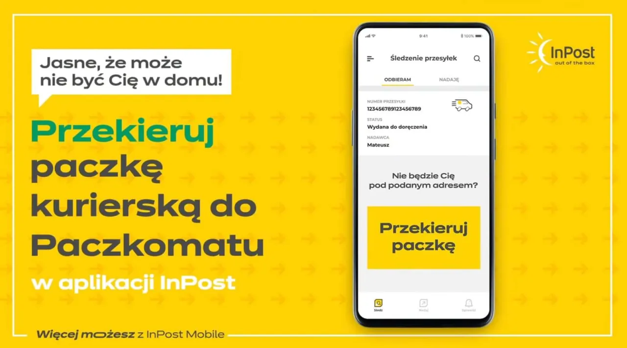 Jasne, że może nie być Cię w domu! Dowiedz się, jak przekierować paczkę InPost w aplikacji, by trafiła do Paczkomatu.