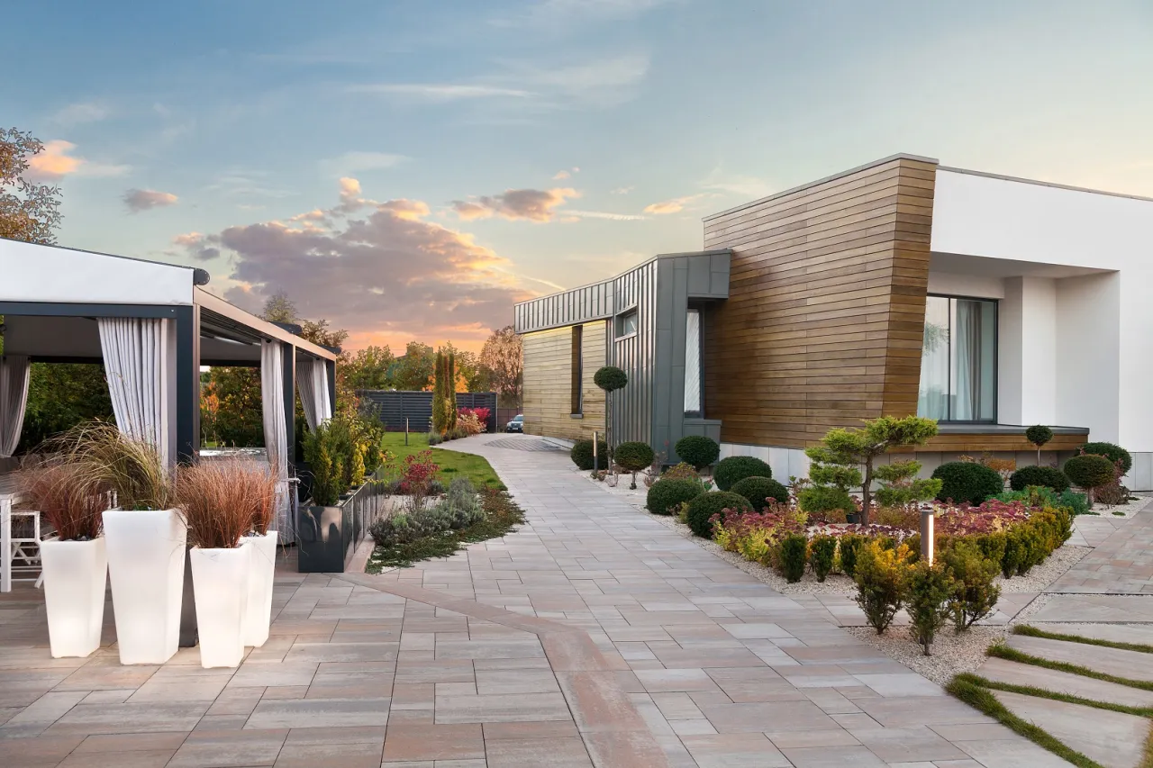 kostka brukowa dom nowoczesny klasyczny rustykalny