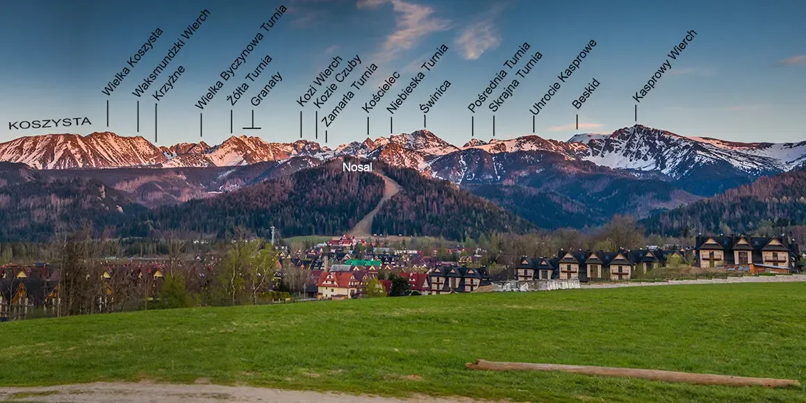 Panorama Tatry Beskidy Świątniki Górne