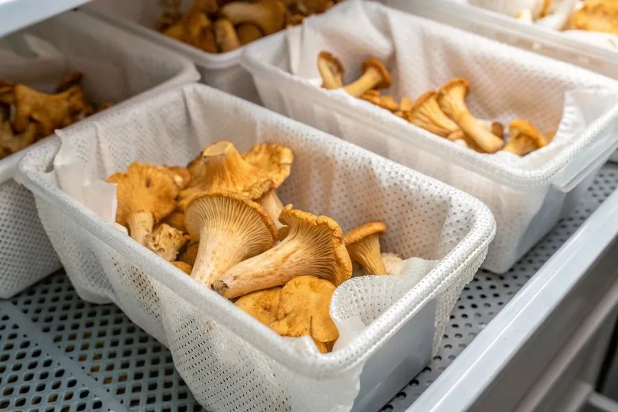 Przechowywanie grzybów w lodówce różne pojemniki